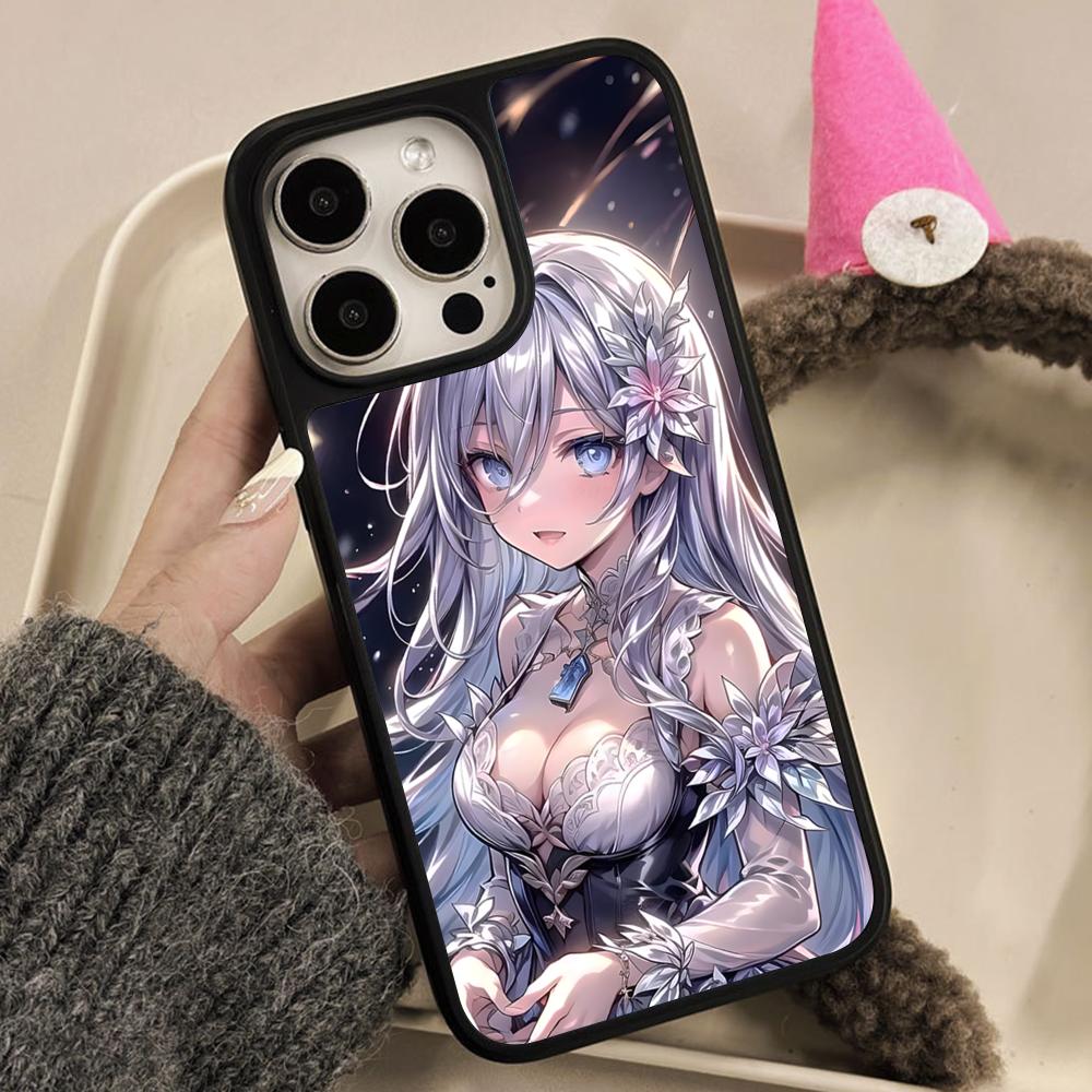 Date a Live Mio Takamiya Matte Surface Mobile Phone Case for iPhone 17 16 15 14 13 12 11 Air Pro Max Plus Colorful Cover
