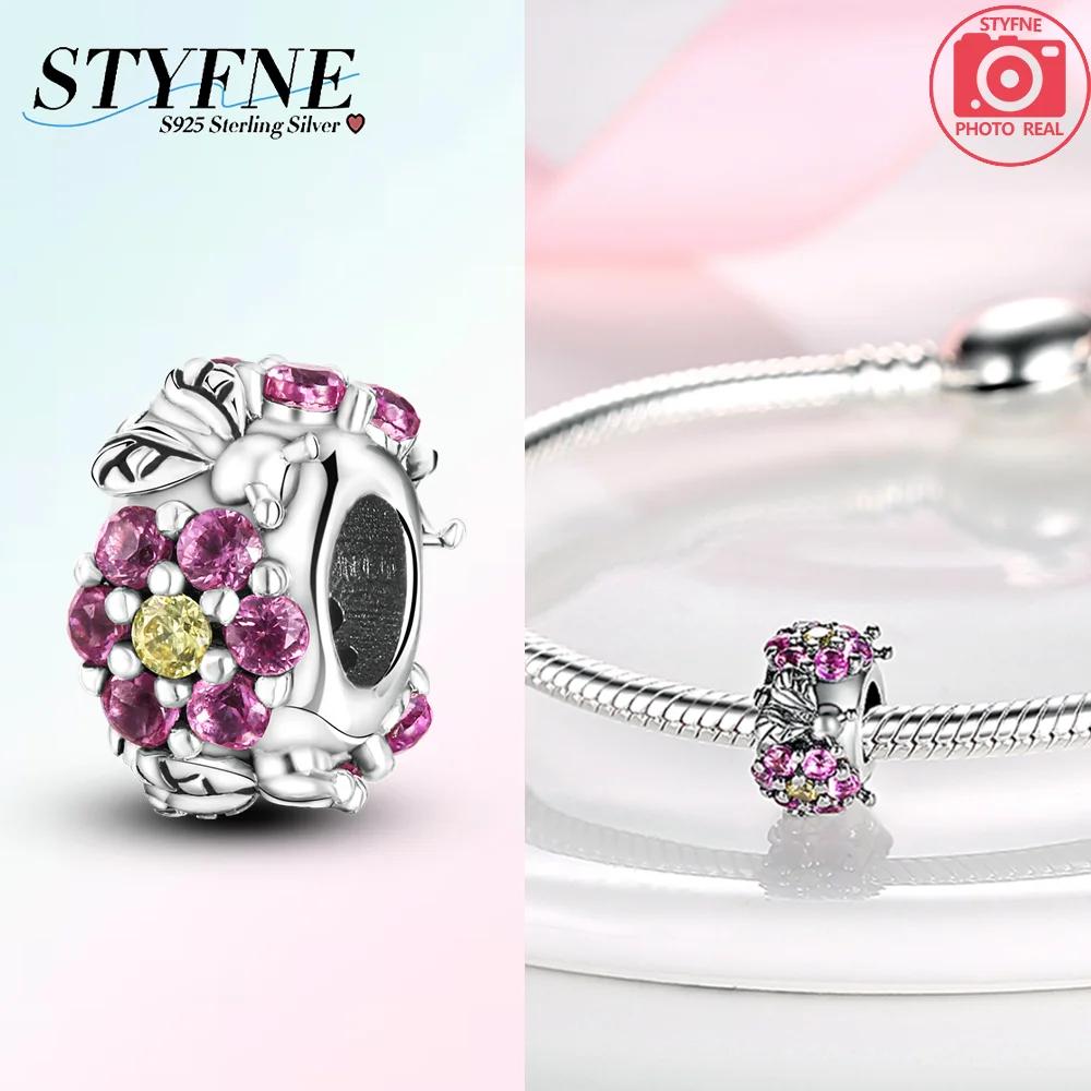 Designer Charms Plata Originales Butterflies Bees Beads For Charms Copper Arm Bracelet Beads Jewellery Making Women'S Gift