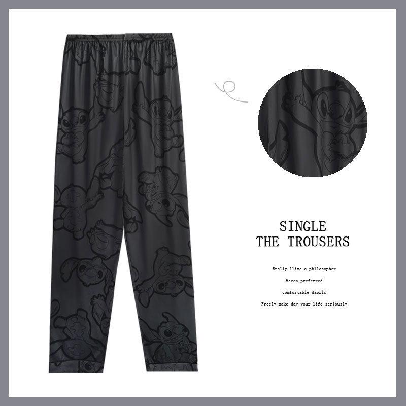 Women's Cartoon Cute Slim Fit Imitation Cotton Pants - Spring, Summer & Autumn Styles