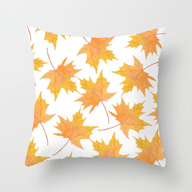New Autumn Maple Leaf Pillowcase Home Sofa Cushion Pillowcase