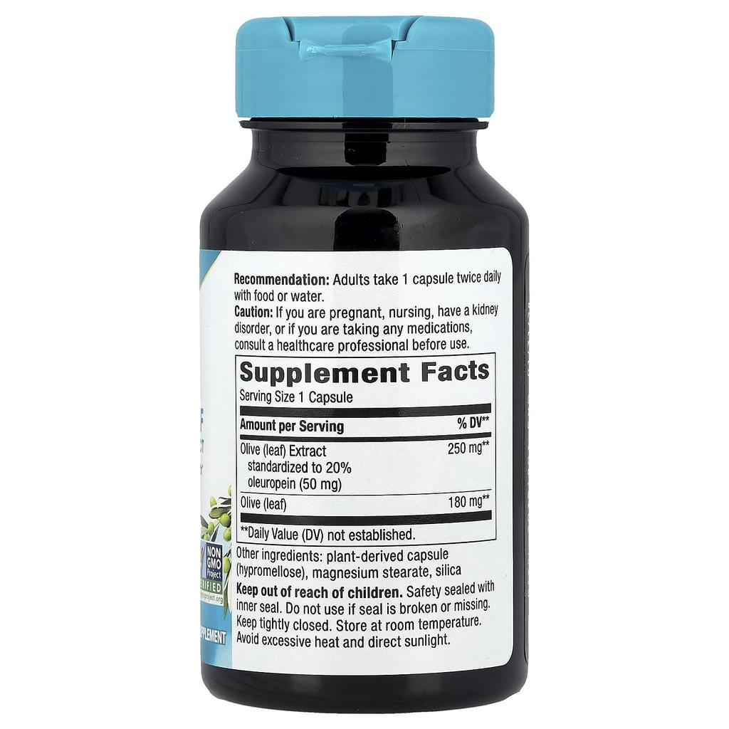 Nature'S Way, Premium Extract, Olive Leaf, 60 Veggie Caps