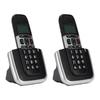 Schnurloses Telefon für Zuhause DECT6.0 Vollduplex-Freisprecheinrichtung 3-Wege-Gespräche 2 Mobilteile Schnurloses Telefon