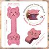 Cute Cat Shape Book Marker Clip Magnetic Bookmark Decorative PU Leather Reading Lovers Gift  Stationery for Office School Home