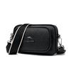 New Style of Women's Crossbody Bag Soft Leather Versatile Mother's Mobile Phone Fashionable One-shoulder Round Bag