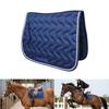 5mm Thick Sponge Resin Cotton Filled Horse Saddles Pad With Quilting For Pressure Distribution And Sweat Absorption
