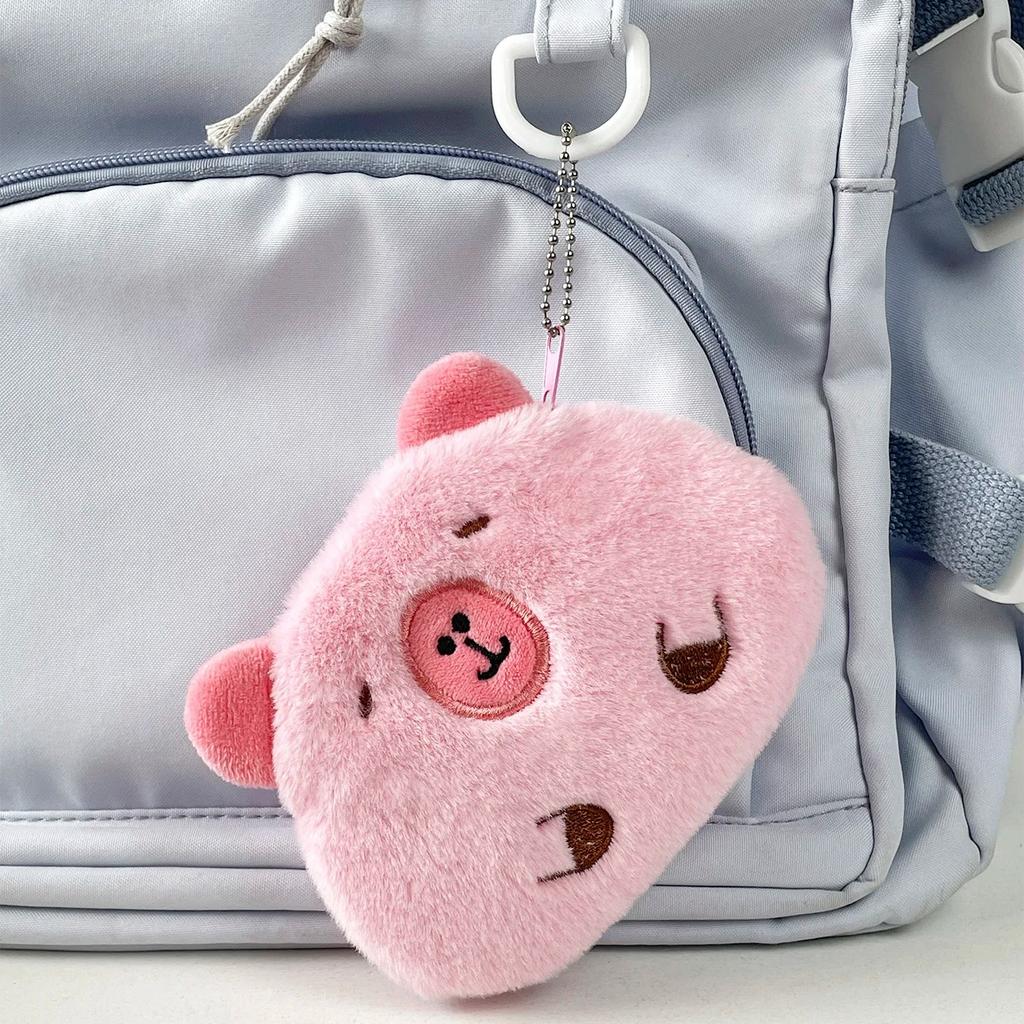 Geantă drăguță cu monede Capybara Poșetă de pluș pentru monede Geantă mică de depozitare Portofel pentru copii cu desene animate Geantă personalizată cu monede Cadouri pentru cupluri