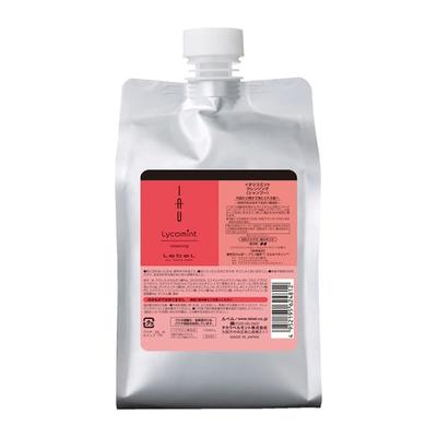 IAU Lycomint shampoo detergente rinfrescante per cuoio capelluto grasso, 1000 ml