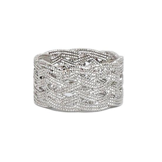 Anillo para Bufanda de Moda Textura Tejida Hueca Deslizador para Bufanda Anillo Clip para Bufanda de Seda para Mujeres Pañuelos Bufandas Camisas