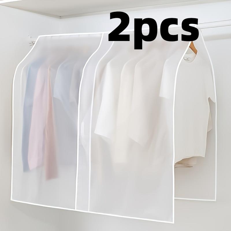 4 Stück Kleider Staubschutz durchsichtiges Kleid Kleidung Kleidungsstück Staubschutz Hängender Organizer Wasserdicht Staubdicht Kleideraufbewahrung