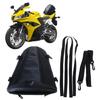Motorrad-Hecktasche Rucksack für den täglichen Pendelverkehr Wasserdicht für Helme Fahrradausrüstung Tasche Erweiterbar Enthusiasten Reisebereit