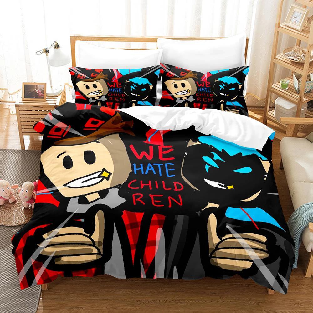 2025 Tanqr Merch for Adults Boys Bedding Set Single Twin Full Queen King Size Duvetcover Anime Parure de lit Duvet Cover Bed Set