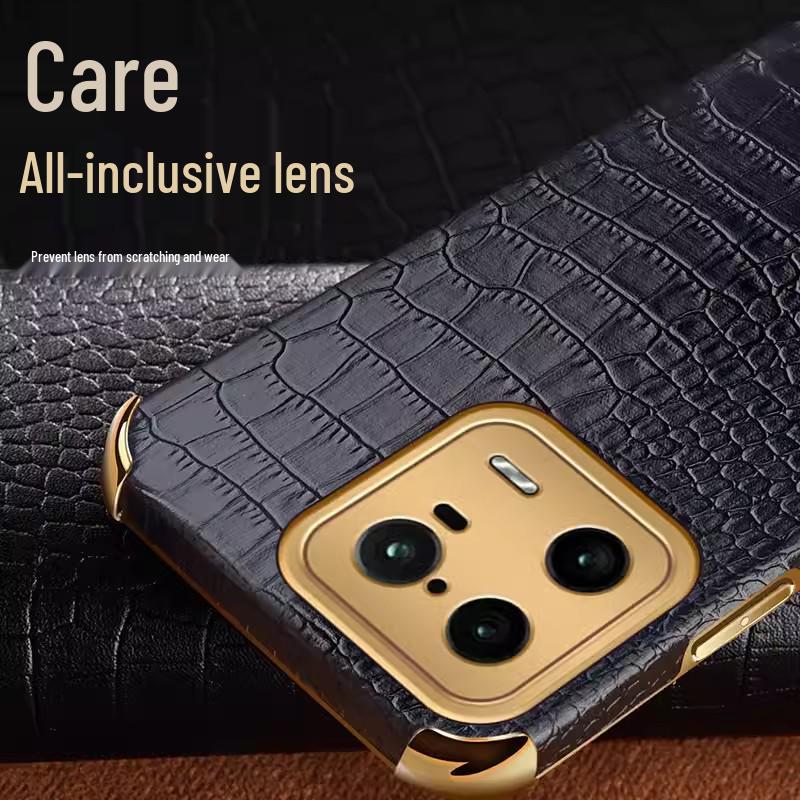 Xiaomi 13 Ultra & Redmi K60 Crocodile Pattern Phone Case with Magnetic Ring