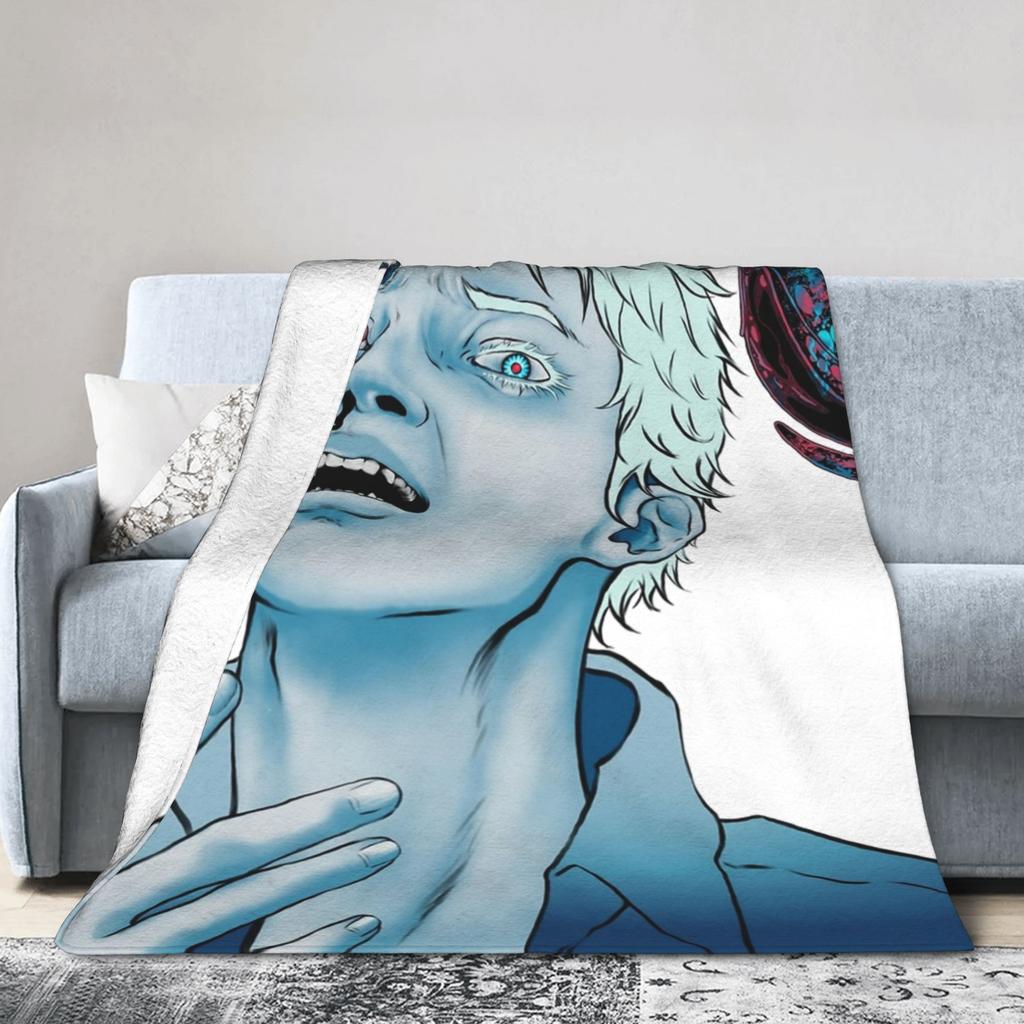 The Summer Hikaru Died Anime Blanket Coral Fleece Plush Summer Ultra-Soft Throw Blanket for Sofa Couch Bedding Throws