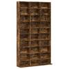vidaXL CD-Regal Räuchereiche 102x23x177,5 cm Holzwerkstoff