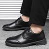 High Quality Italian Luxury Brand Lace-Up Non-slip Men Driving Shoes Leather Men Casual Shoes Breathable formal Mens Dress Shoes