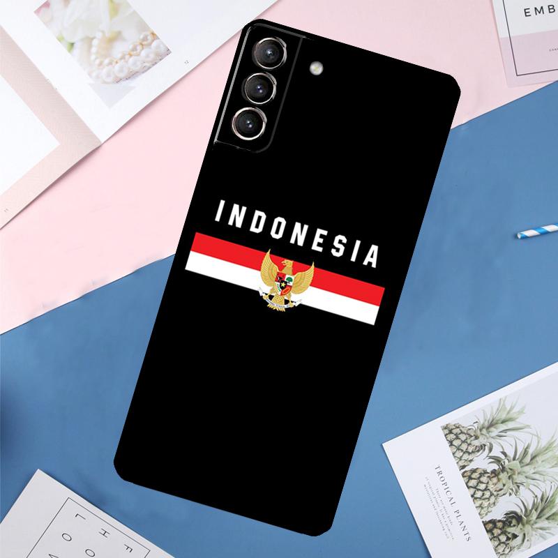 Indonesia Passport Flag Map Case For Samsung Galaxy S25 Ultra S21 S22 S24 S23 Ultra S9 S10 Plus S21 FE S25 FE Back Cover