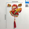 Chinese Latest Year Refrigerator Magnetic Sticker God Of Wealth Fridge Magnet Pendants  Horse Year Spring Festival Decoration