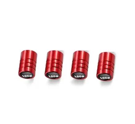 4Pcs Car Emblem Wheel Tire Valve Stem Cover Cap Auto Accessories For Land Rover Defender Freelander Discovery Evoque Range Velar XS3