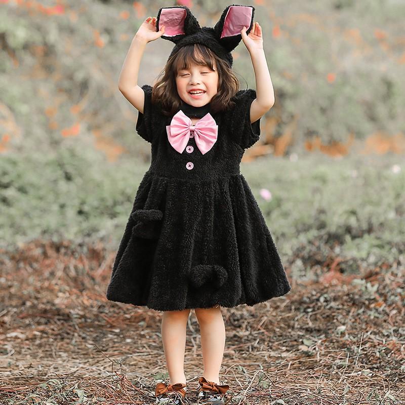 Costume da Coniglio per Bambini Festa Esibizione sul Palco Outfit da Coniglietto Rosso Bianco Nero 3-8 Anni