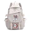 Sac à dos imprimé Demon Slayer pour adolescent étudiant Rentrée scolaire Sac à livres Femme Grande capacité Imperméable Sac de voyage