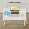 WOHOMO Small 80cm Wide Folding Computer Compact Study Desk with Folding Desk for Office or Perfect for Living or Home Simple Stylish Desk, Hooks,
