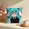 Stylish PPsycho Cutiesiou Cushion Cover Stylish Washable Pillow Cover Ideal for Couch Bedroom Car Decoration