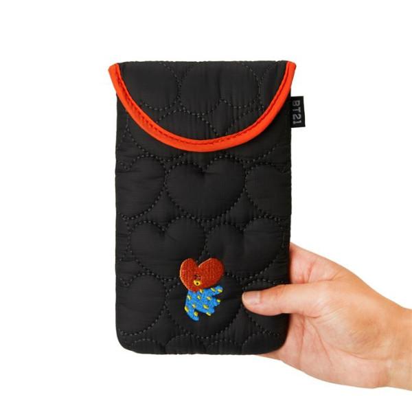 LINE FRIENDS BT21 TATA Winter Quilted Multi Pouch