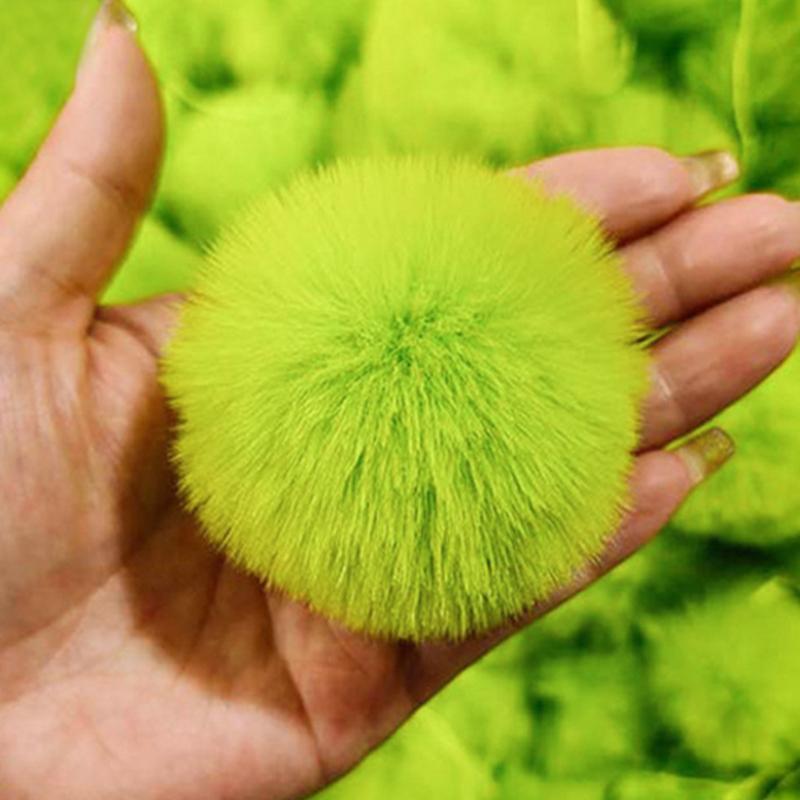 1PC/6PC Bowknot Pom Pom Party Decor Hanging Pendants Gift Faux Fur Soft Hanging Decorations Home Multiple Options Available