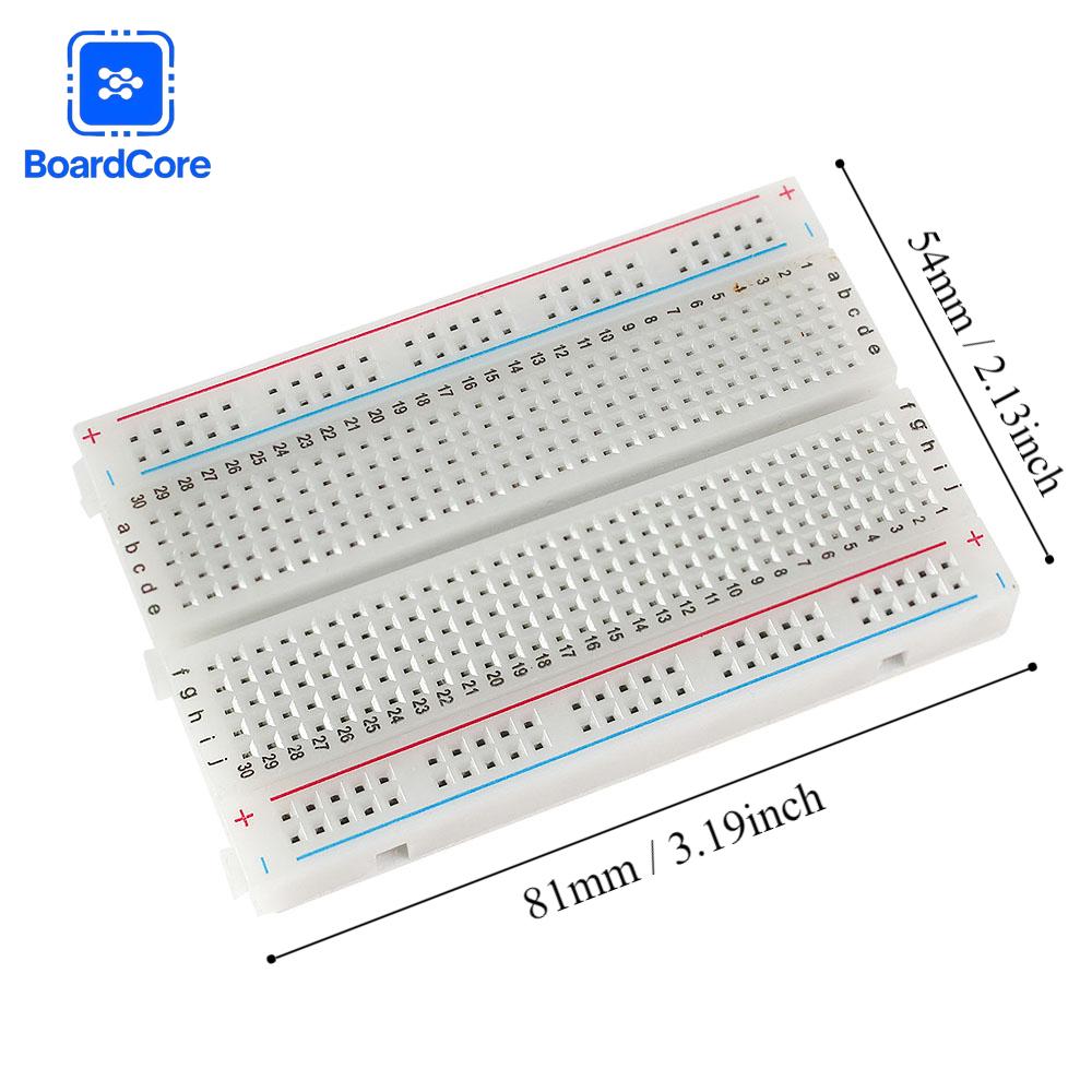 1-10PCS Breadboard 400 830 Point Solderless PCB Bread Board MB-102 MB102 Universal Test Protoboard DIY Kit