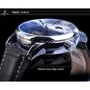 Automatic Mechanical Watch Men's Watch Flywheel Watch Sun and Moon Display Belt Watch for Men