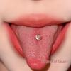 Satan's Child: Comfortable Invisible Tongue Piercing Stud - A New Year Essential!