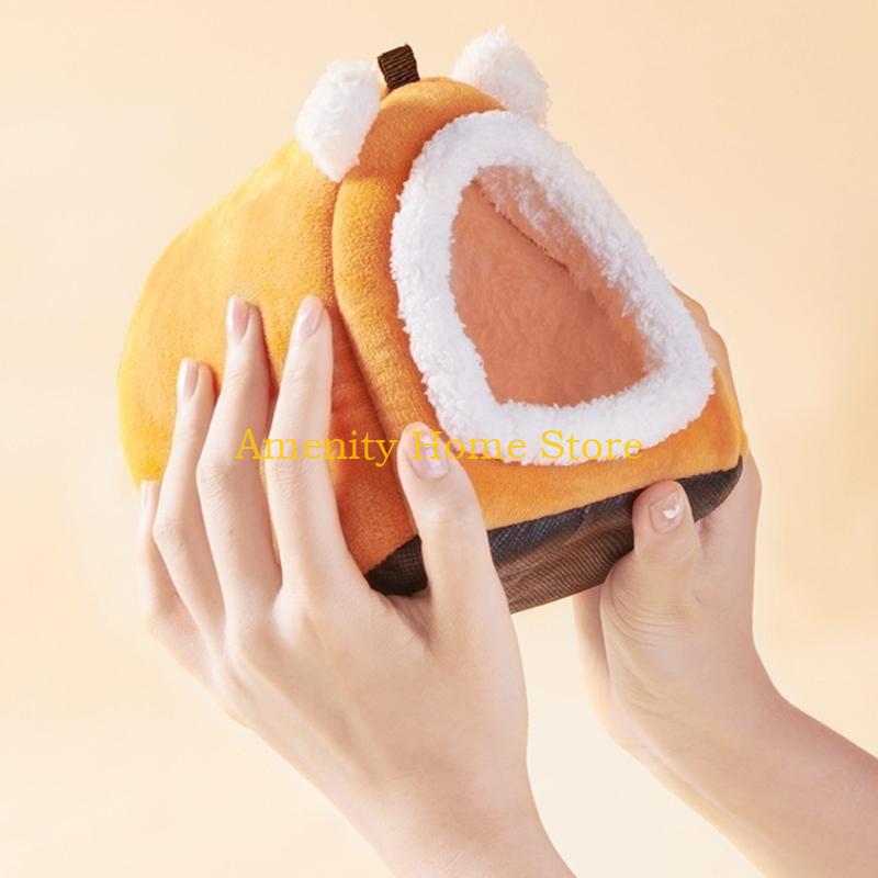 F26C Hammock Bed Ferret Rodents Hammock Bed Hideout Cage Accessories Toy Bed for Guinea Pigs Chinchilla Hedgehogs Glider