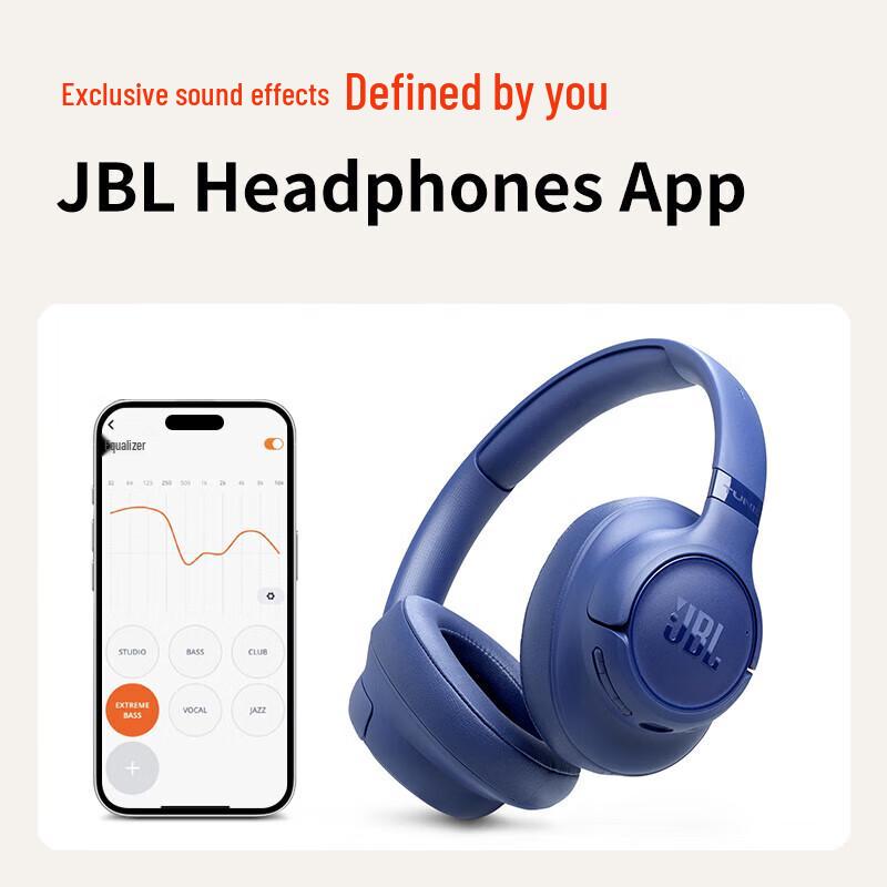 JBL TUNE 730BT Over-Ear Wireless Bluetooth Headphones