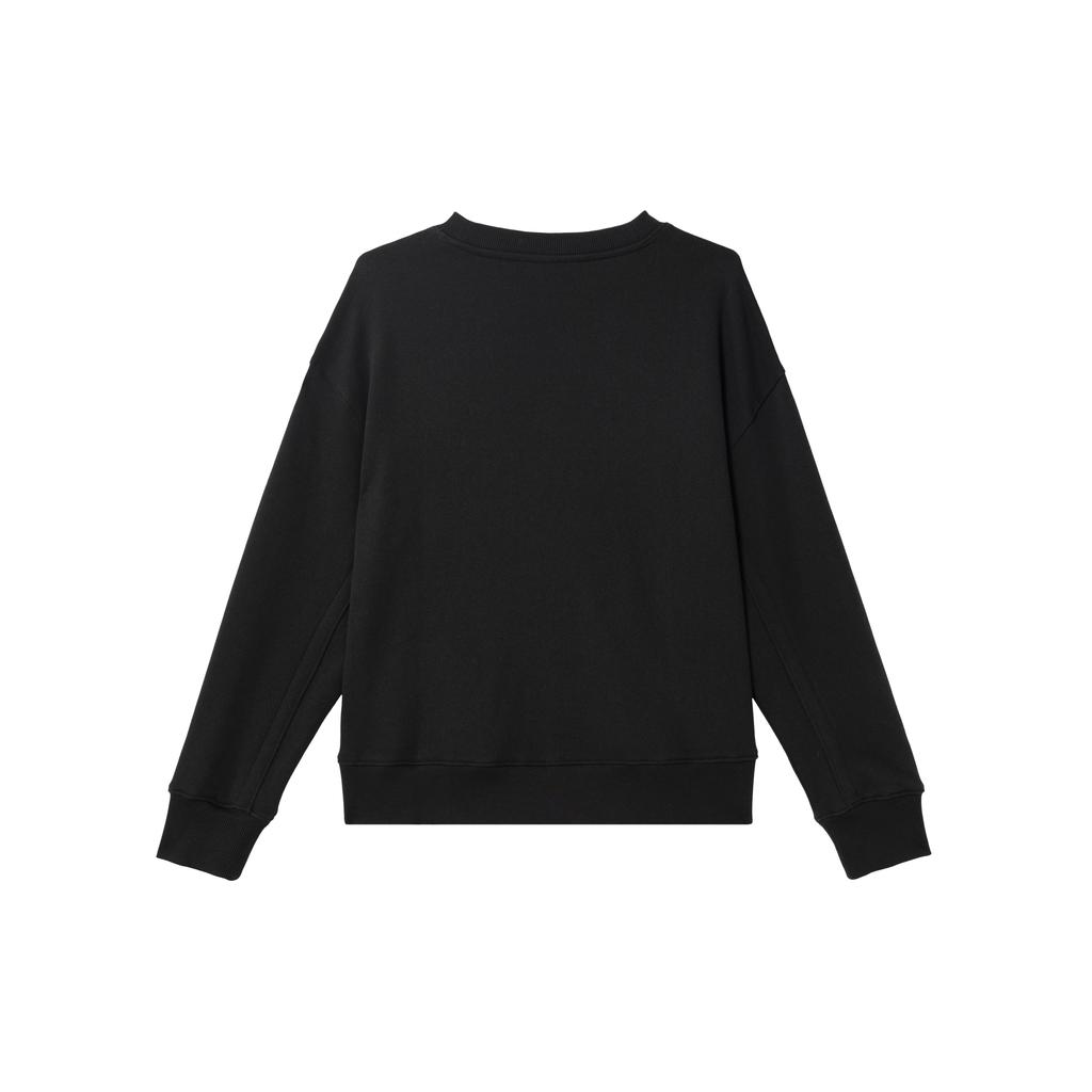 New PUMA Infused Crew Sweatshirts Women's Black 623497-01