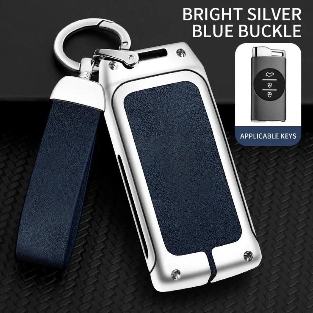 Zinc Alloy Car Remote Key Case Cover for Chery Tiggo7 5Xplus 3X Protection Shell Keychain Bag Keyless Interior Accessories