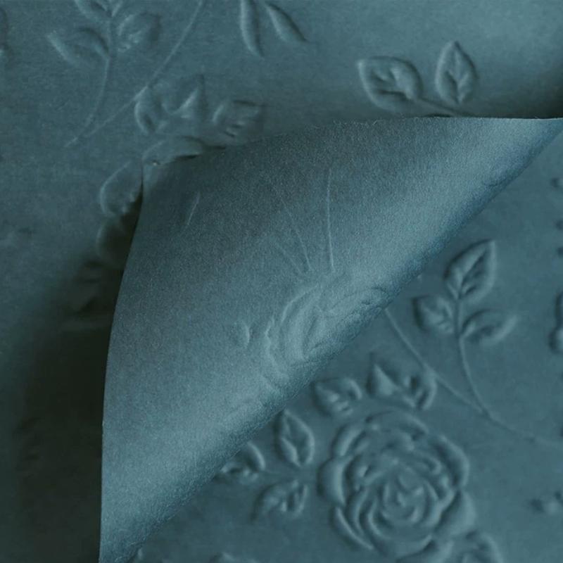 10pcs 58*58cm Art Paper Waterproof Flower Waterproof 3D Relief Art Paper Flower Valentine's Day Gift Packaging Kraft Papers Flower Shops Materials