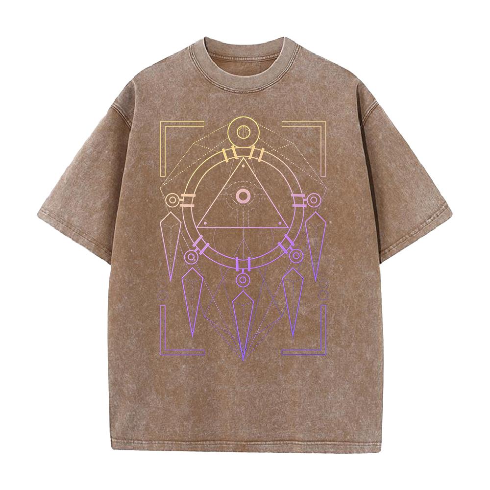 Anime YuGiOh Printed Tshirt Summer Short Sleeve Casual Cotton Tee Shirt Vintage Washed Oversized Tops Mens Clothing