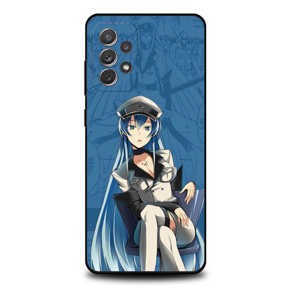Akame Ga KILL Cool Anime Phone Case For Samsung S25,S24,S21,S22,S23,S30,Ultra,S20,Plus,Fe,Lite,Note,10,9,5G Black Cover