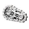 Gear Chain Fidget Spinner Toy Stress Anxiety Relief Zinc Alloy Gear Fingertip Toy Home Office Worker Relaxation Spinning Gear Chain Desk Toy