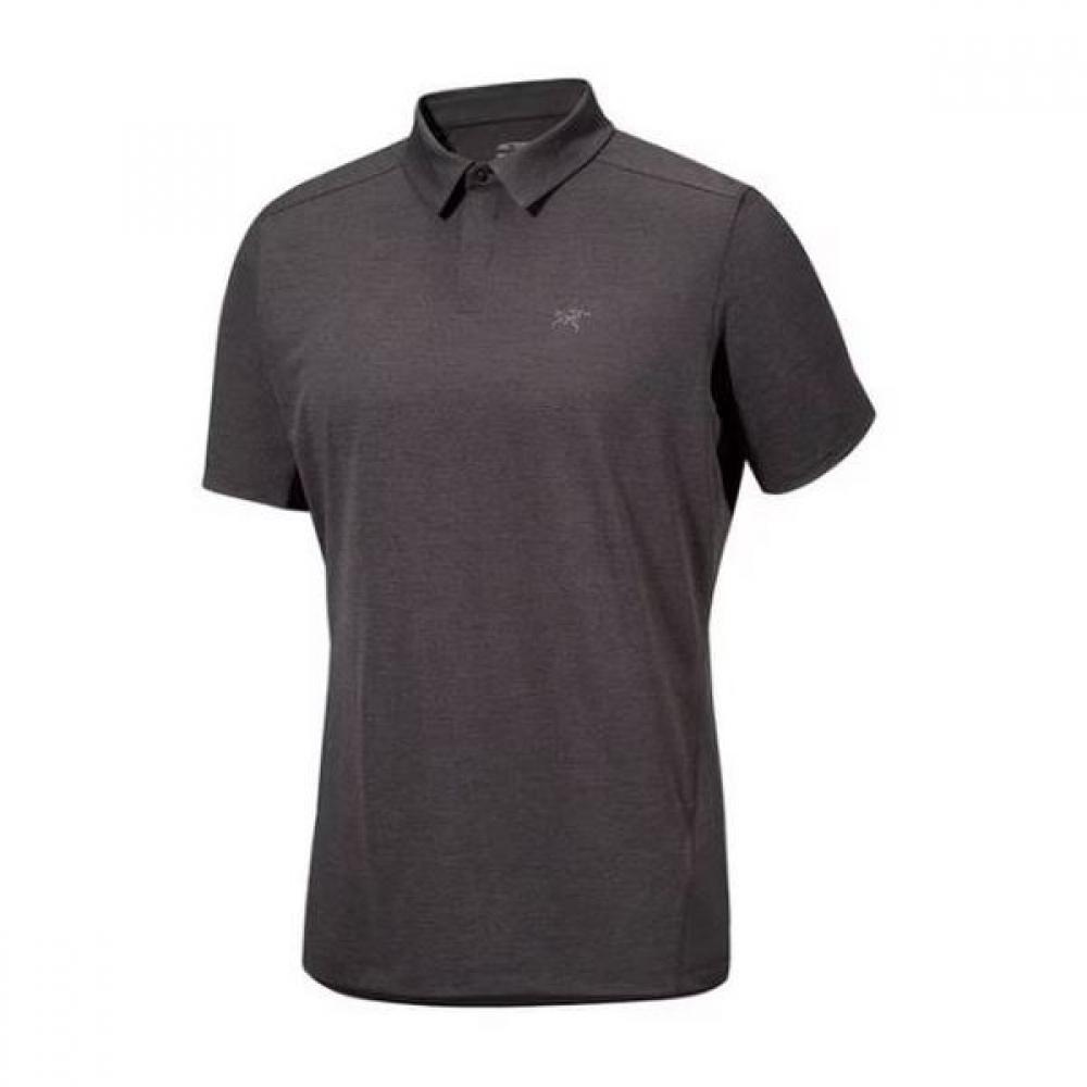 Arcteryx Men S Kadeem Polo Shirt atqSm07089 BLACK HEATHER/XS(90)
