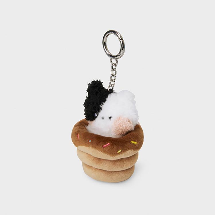 Line Friends Mini Mini Jenny Jenny Bakery Chocolate Conch Bread Doll Keyring — фото 6