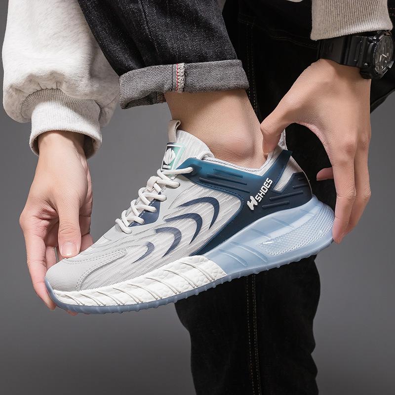 Mesh Breathable Sneakers Female Couple Versatile Platform White Shoes Student Running Shoes