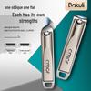 German Angled Nail Clippers - Large, Portable Manicure & Pedicure Scissors Set