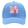 Best Sister Ever Pink Heart Lettering Design Sandwich Baseball Cap Unisex Women Sun Cap Outdoor Workouts Hat