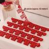 Double Happiness Wedding Garland Set: Ceiling Decoration for Living Room, Bedroom, Groom & Bride's Room in New House.