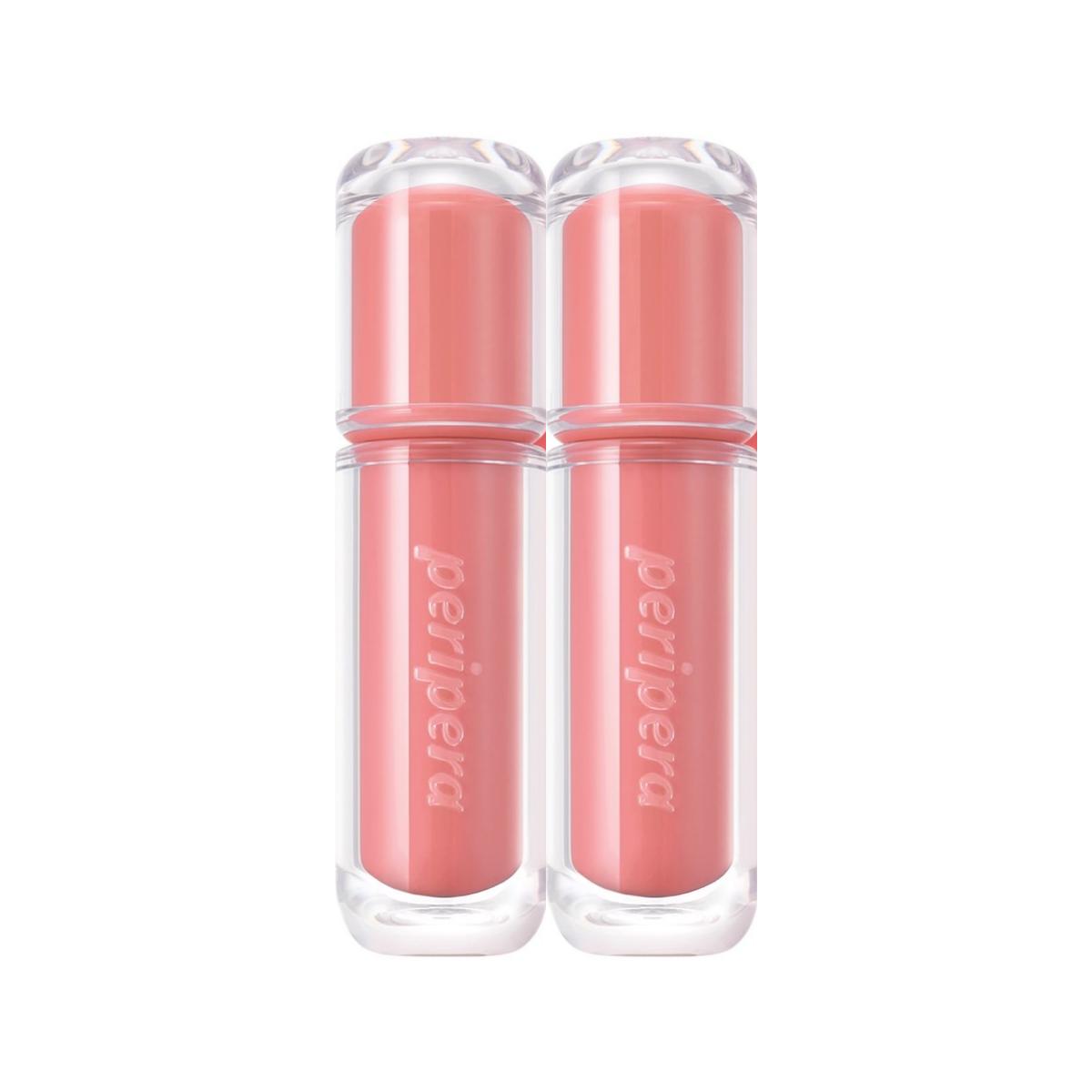 Peripera Чернильный тинт для губ с эффектом сияния Ink Mood Glowy Tint 26AD, #009 Nude To Heart, 4 г (2EA) - Набор тинтов для губ «Нежная Роса»