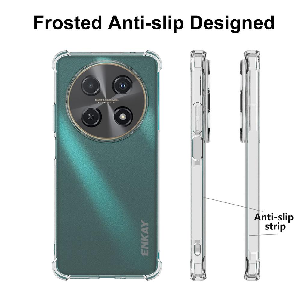 ENKAY HAT PRINCE For Huawei nova 12i 4G Case TPU Reinforced Corners HD Clear Phone Shell