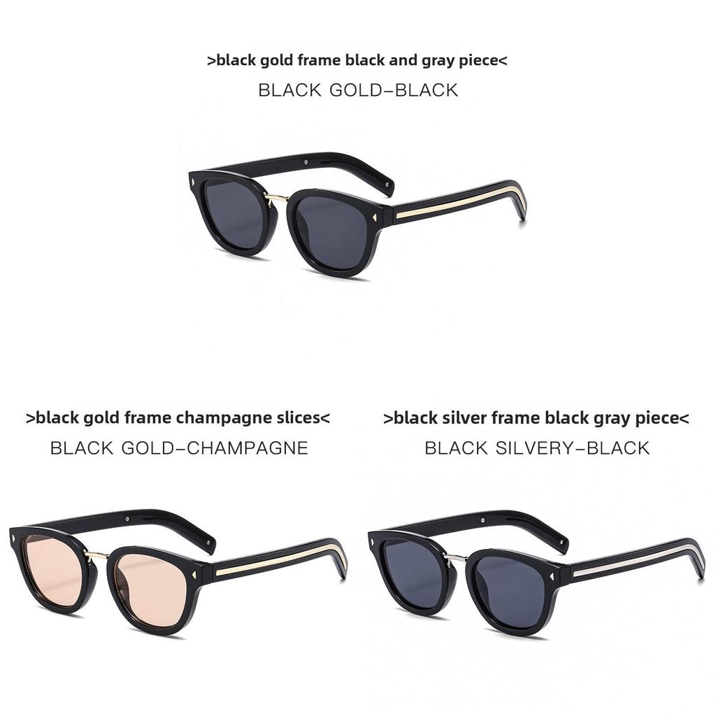 Retro Oval Sunglasses With Lenses And Frame For Outdoor Sports Fashion