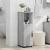 Bathroom Cabinet with Storage Grey Sonoma 30 x 35 x 95 cm