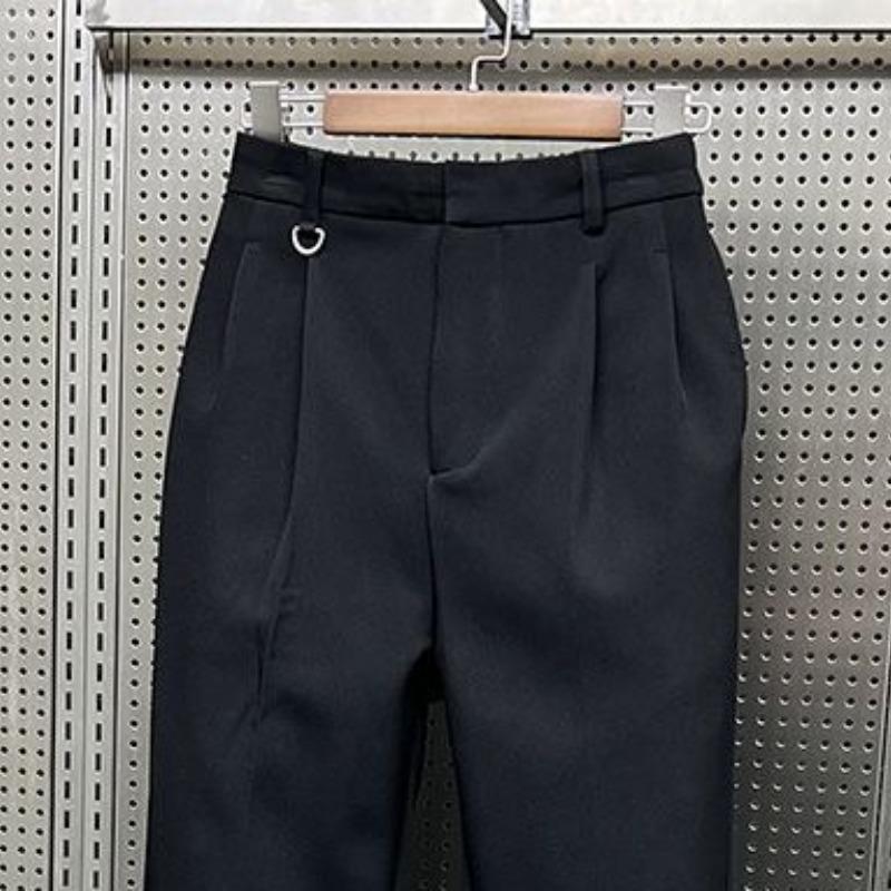 Pantalones Otoño Invierno Hombre Sueltos Guapos Combinados Botas Martin Pantalones Lazos Velcro Casuales Pantalones Harem Trendy